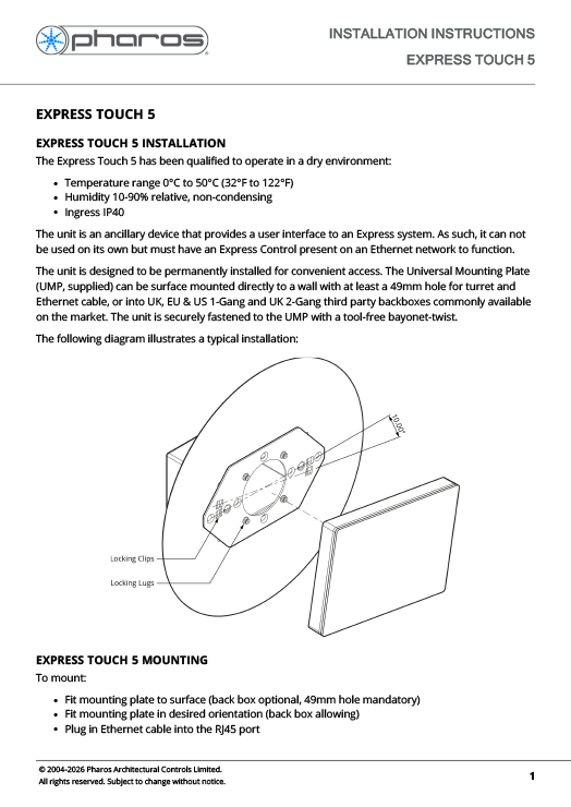 Installation Instructions