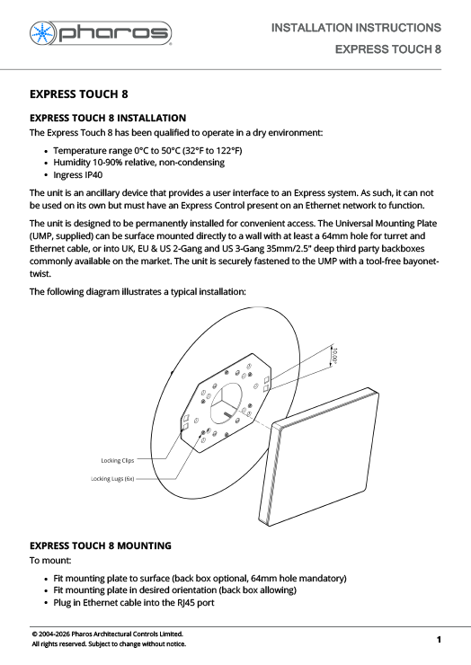 Installation Instructions